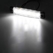 12v24v 자동차 외부 조명 led 6 smd led 자동 자동차 버스 트럭 트럭 사이드 마커 표시등 낮은 트레일러 후면 경고 램프, 하얀, 24v