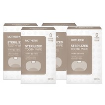 마더케이 멸균 구강티슈 30p, 115g, 4개