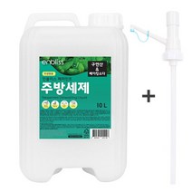 인블리스 구연산 베이킹소다 1종 주방세제 페퍼민트향 10L + 말통펌프, 단품없음