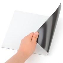 고무 자석판 종이 자석 잘라쓰는 자석 고무판 L 흰색