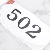 문호수 층별안내 방이름표 현관호수 아크릴 타원 502