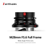 라이카 M 마운트 카메라용 수동 초점 렌즈 풀 프레임 광각 M-M2 M3 M11 M10R M10P M10 M9P M7 M-A 7artisans M28mm F5.6, [01] Leica M