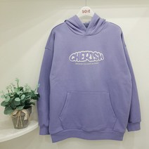 소이 가을 레터링 발포 나염 후드티 22F1457