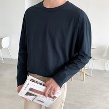 조군샵 소프트 슬라브 박스핏 긴팔티 T5493