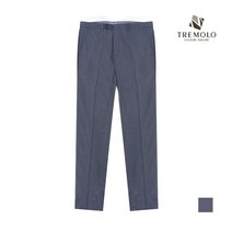 트레몰로 TREMOLO 블루 노턱 팬츠_ _TRNDLUY2126