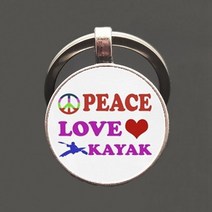 남해 제주 레저 배 관광지 카약 투명 수상 즐길거리 new 캐주얼 스포츠 카누 슬라럼 키 체인 keyring 빈티지 러브 여성 남성 링 쥬얼리, [06] Silver -360