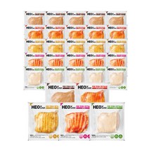 허닭 [본사당일출고] 프레시 슬라이스 닭가슴살100g 5종 혼합, 100g, 35팩