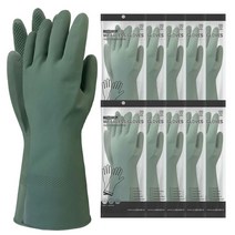 스카이 고무장갑 다크그린 L(대형) 10개, 대(L)