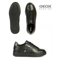 제옥스 GEOX 정품 여성 데일리 컴포트 쿠션 4.5cm 초경량 키높이 스니커즈 W1X58DB1F11 블랙