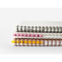 링 라벨 스틱 S 12개 세트 파일 정리 스프링 공책 바인더 노트 인덱스 정리 제목 표시, 핑크S