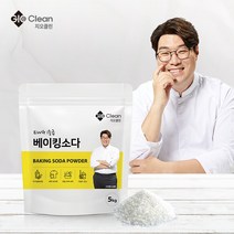 지오클린 베이킹소다 5kg 대용량 과일 다목적 세척, 단품