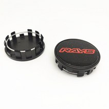 휠 센터 캡 허브 4 개 54mm 50mm작업 광선 포함볼크 레이싱카 링 림 커버 엠블럼 배지 자동차 부품 호환, 04 D