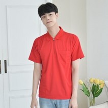 (긴팔가능) 쿨론원단 베이직 지퍼 카라티셔츠 10color