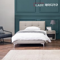 레이디가구 위슨 가죽침대 슈퍼싱글 몬스터 더블 매트리스, 멜로우핑크