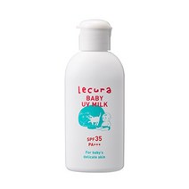 민감피부 선크림 레큐라 베이비 유브이 밀크 spf +++ (무첨가 유기농 캐모마일 추출물) 민감 피부 건성 피부 신생아용 비누로 지울 수 있음