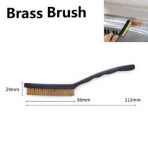 튼튼한브러쉬 정전기방지 스틸 와이어 녹제거, Brass