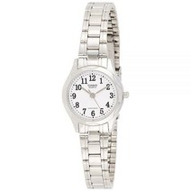 Casio 일반 여성용 시계 메탈 패션 LTP-1275D-7BDF - WW 실버 캐주얼