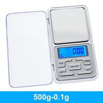 미세저울 업소용 카페 정밀 나노저울TZT 미니 디지털 스케일 100/200/300/500g 0.01/0.1g 고정밀 백라이트, 05 500G-0.1G