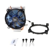 쿨러팬 냉각팬 CPU 쿨러 마스터 2 순수 구리 히트 파이프 팬 블루 라이트 프리즈 타워 냉각 시스템 PWM, [01] NO.1