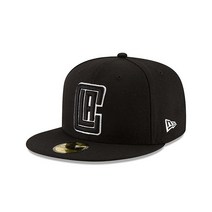 NBA 블랙 & 화이트 59Fifty 피티드 캡, Black