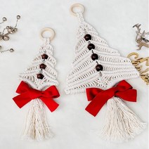 프랑 마크라메 벽트리 크리스마스 장식 인테리어 소품, 소