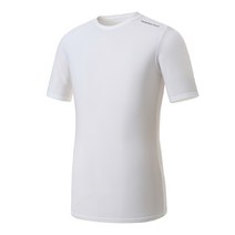 애플라인드 남성 웜메이트 반팔 기모 내의 라운드 AAWAR105 WHITE