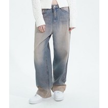 NOIAGO NOI815 멀티 워싱 와이드 데님 팬츠 (블루) NOI815 MULTI WASHING WIDE DENIM PANTS (BLUE)