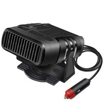 무선커피포트 차량용포트 4 IN 1 자동차 히터 12V/24V 120W 전기 냉각 난방 팬 휴대용 건조기 앞 유리 김 서림 방지 성에 제거용, [02] 12V 120W