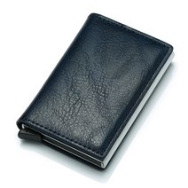 팝업형 스마트지갑 도난방지 카드홀더 RFID 알루미늄 카드 홀더 Rfid 자동 팝업 은행 상자 스마트 퀵 릴리