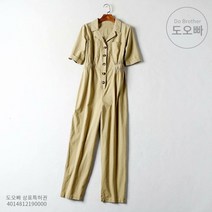 도오빠 여성 점프슈트 반팔 원피스 정장 칼라 툴링 의류 패션 캐주얼 봄 여름 가을 데이트룩 오피스룩 데일리룩 코디 직장인 여자점프슈트