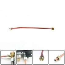 콤프레샤부속 에어 공기 압축기 배기 튜브 교체 파이프 오일 펌프 예비 부품 9mm 육각 너트 공압 200mm, 01 1PC