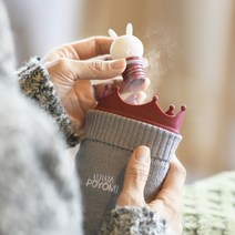 루루아 포요미 보온물주머니 온열찜질팩 온수핫팩, 레드