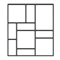 새로운 1PCS 수동 포장 시멘트 벽돌 콘크리트 금형 DIY 플라스틱 경로 제조 업체 정원 돌 도로 장식, G296562