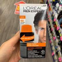 로레알파리 남성 세미 퍼머넌트 네츄럴 블랙 염색약 LOreal Paris Men Semi Permanent Hair Colour 02