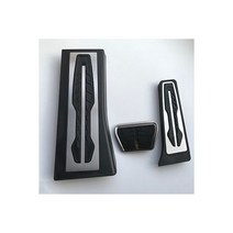 BMW X5 G05 X5M X7 G07 용 페달 자동 2019 2020 가스 브레이크 발판 자동차 액세서리, full set 3 pcs