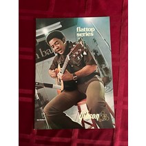 깁슨 기타 1975 FLATTOP 시리즈 카탈로그 표지에 빌 위더스가 있는 NOS
