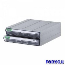 ForU297 브레인 다용도사물함 2단 수납함 정리함 서류함 다용도함 서류받침, 1개