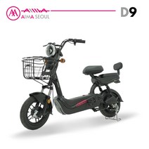 아이마 전기자전거 D9 독일보쉬모터350W 리튬배터리 48V20Ah 주행거리 70Km, 블랙