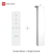 (전동커튼) Yeelight-무선 스마트 전기 커튼 모터 자동 동력 상태 추적 타이밍 샤오미 호환 홈 앱 원격 제어 블루투스 메쉬, [02] add single remote