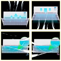 벽걸이 에어컨 바람막이 상하좌우 블라인드식 에어컨 가드 에어홀