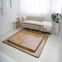 탑한일 23년형 인공지능 오크색 갈색 탄소매트 무정전기 안정성 생활방수 거실용 소중대특대, 중형(150*183cm)