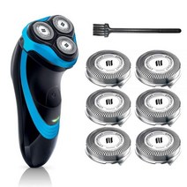 내구성이 뛰어난 샤프 블레이드 컴포트컷 교체 필립스 노렐코 S1560용 면도날 SH30 헤드를 포함한 면도기 시리즈 3000 2000 1000 및 S738용 헤드, 6 Count (Pack of 1)