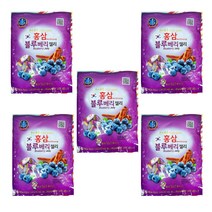블루베리제리 블루베리젤리 홍삼농축액 함유 300g 5봉, 단품
