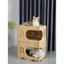 공간박스캣타워 골판지 고양이 아지트 캣타워 선반형, 클래식 소파
