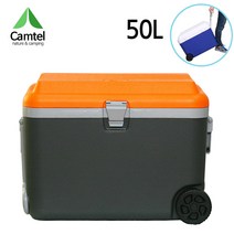 아이스박스 캐리어아이스박스 바퀴형아이스박스 캐리어형아이스박스 피크닉박스CAMTEL 캐리어형 아이스박스 50L (바퀴형) (그레이), ※큐리쿠팡▶ 본상품선택