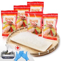 천혜식품 제주 섬마을 가정식 요리용 천사채 300g 5개+주방위생장갑 행주물티슈