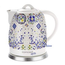 독일 레트로 세라믹 1.5리터 전기주전자 1350w, 옵션1