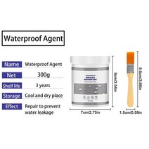 견고한 Waterproof Agent Super Strong Invisible Leak Repair Glue Anti-leaking With Brush Coating For, 01 B300g