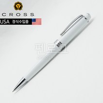 CROSS 크로스 베일리 라이트 볼펜(화이트) CRAT0742-2, 1개