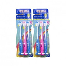고래백화점 덴탈클린 이 어린이 칫솔 6개입 항균기능모 스탠딩, 상세페이지 참조, 상세페이지 참조